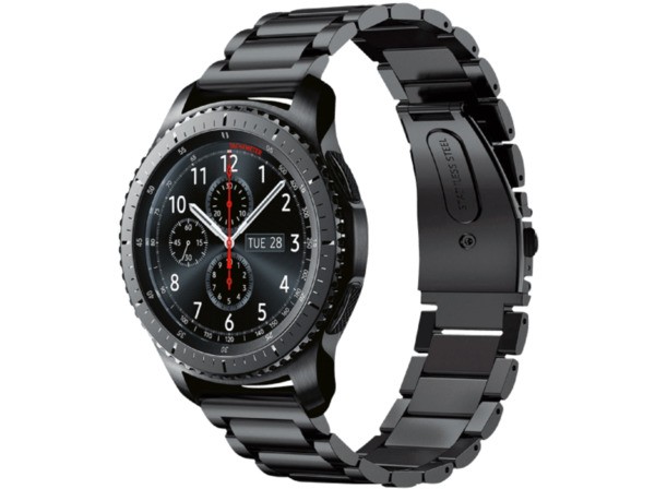 SMARTWATCH SAMSUNG GALAXY GEAR S3 FRONTIER SM R760 STEEL EDITION 1.3" SUPER AMOLED 4 GB DUAL CORE WIFI NFC BLUETOOTH NERO