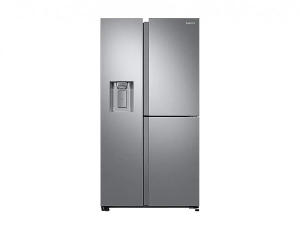 FRIGORIFERO SAMSUNG SIDE BY SIDE RS68N8671SL 3 PORTE SERIE 8000 INOX 604 L NO FROST PREMIUM DISPENSER ACQUA E GHIACCIO LIBERA INSTALLAZIONE CLASSE A++