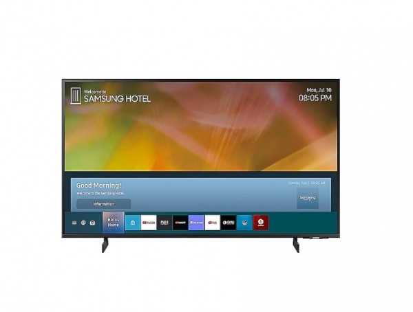 HOSPITALITY DISPLAY / MONITOR /  HOTEL TV 43" SAMSUNG HG43AU800EEXEN SERIE HAU8000 LED 4K ULTRA HD SMART 2200 PQI HDMI USB