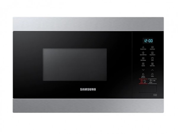 FORNO MICROONDE SAMSUNG MG22M8074AT / MG22M8074CT AD INCASSO 22 L GRILL 800 W 6 LIVELLI DI POTENZA DISPLAY LED NERO