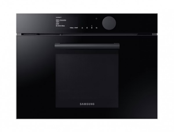 FORNO MICROONDE COMPATTO SAMSUNG INFINITE LINE NQ50T8539BK INCASSO 50 L DOPPIA VENTOLA PULIZIA A VAPORE WIFI NERO