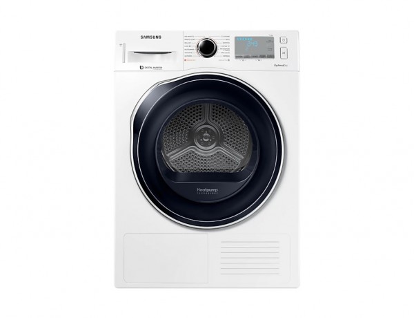ASCIUGATRICE SAMSUNG DV80M6213CW 8 KG SERIE 6000M CARICO FRONTALE POMPA DI CALORE SMART CHECK DISPLAY LED LIBERA INSTALLAZIONE CLASSE A+++