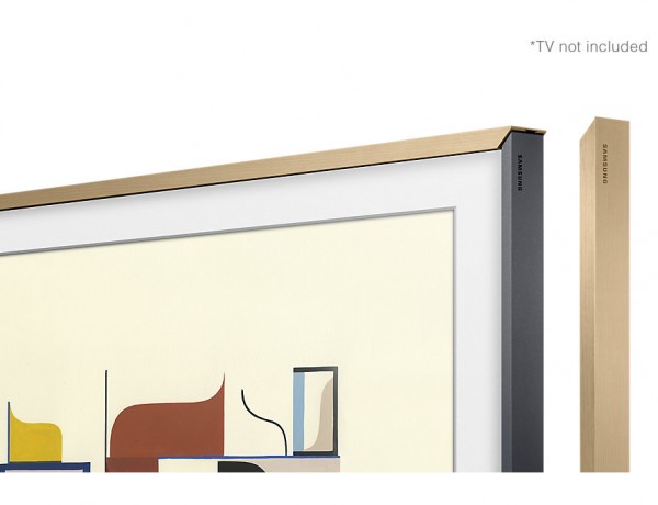 CORNICE THE FRAME 65" SAMSUNG VG SCFM65WM PERSONALIZZABILE LEGNO BEIGE PER TV LS003 SAMSUNG