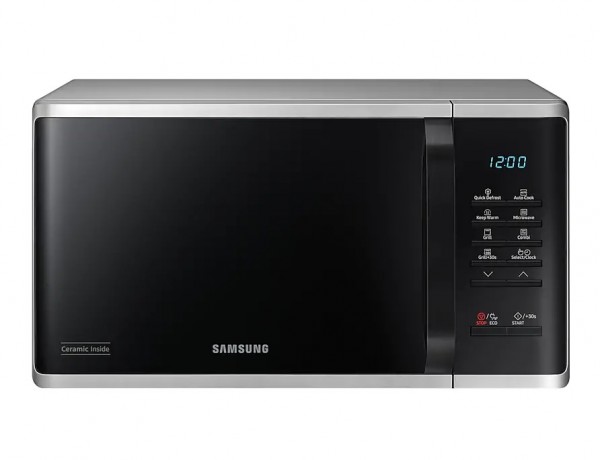 FORNO MICROONDE SAMSUNG MG23K3513AS GRILL 23 L 800 W 6 LIVELLI DI POTENZA DISPLAY LED LIBERA INSTALLAZIONE ARGENTO