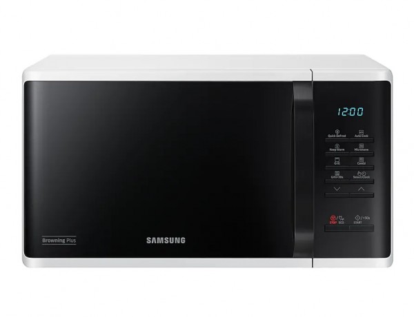 FORNO MICROONDE SAMSUNG MG23K3513AW GRILL 23 L 800 W 6 LIVELLI DI POTENZA DISPLAY LED 27 PROGRAMMI LIBERA INSTALLAZIONE BIANCO 24 MESI