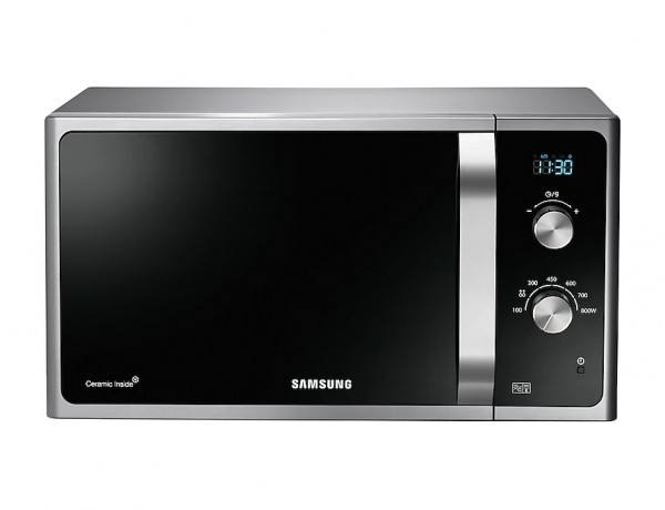 FORNO MICROONDE SAMSUNG MS23F301EAS / MG23F301ECW 23 L 800 W 7 LIVELLI DI POTENZA DISPLAY LED SISTEMA DEODORANTE LIBERA INSTALLAZIONE SILVER