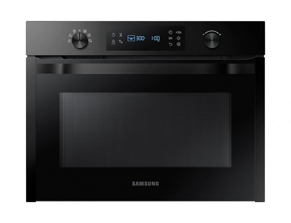 FORNO SAMSUNG NQ50K3130BB / NQ50K3130BS INCASSO MULTIFUNZIONE 50 L MICROONDE 900 W PULIZIA A VAPORE 6 PROGRAMMI NERO