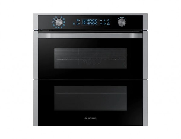 FORNO SAMSUNG AD INCASSO NV75N7647RS MULTIFUNZIONE SERIE DEFENSE DOPPIA PORTA 60 CM 75 L DUAL COOK FLEX 1600 W WIFI INOX CLASSE A+