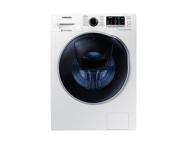 LAVASCIUGA (LAVATRICE / ASCIUGATRICE / LAVA E ASCIUGA) SAMSUNG WD80K5A10OW ADDWASH 8+4.5 KG 1400 GIRI CARICO FRONTALE ECOLAVAGGIO SMART CHECK DIGITAL INVERTER LIBERA INSTALLAZIONE CLASSE A