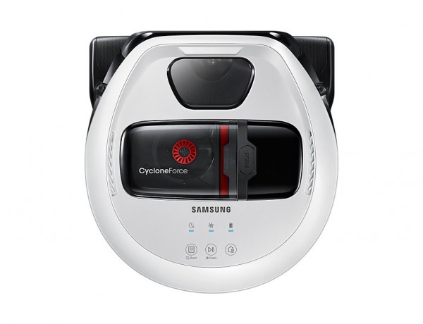ROBOT ASPIRAPOLVERE SAMSUNG POWERBOT VR10M701PUW / VR10M701IUW 80 W CYCLONE FORCE VISIONARY MAPPING PLUS 2 MODALITA' DI PULIZIA BIANCO / NERO