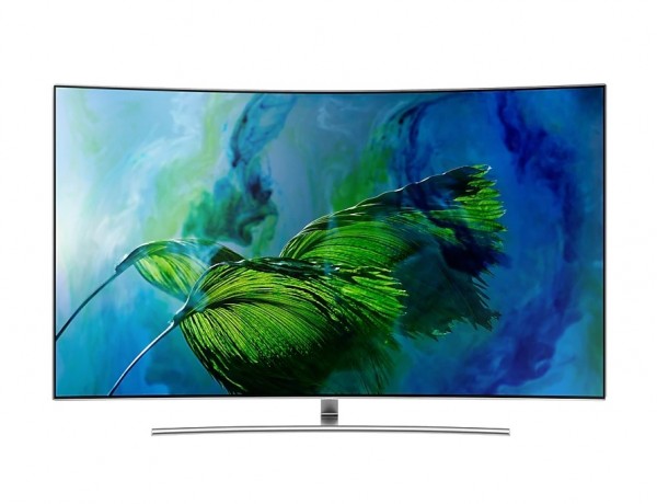 TV 55" SAMSUNG QE55Q8CAMT QLED SERIE 8 Q8C CURVO 4K UHD SMART WIFI 3200 PQI USB HDMI ARGENTO