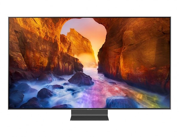 TV 65" SAMSUNG QE65Q90RAT QLED Q90R 4K ULTRA HD SMART WIFI 4000 PQI USB HDMI CARBON SILVER