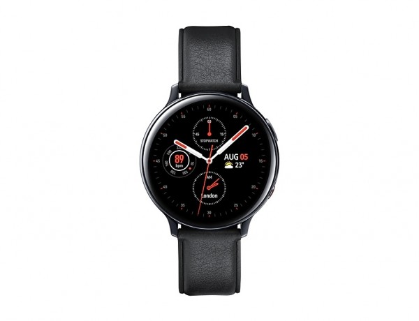SMARTWATCH SAMSUNG GALAXY WATCH ACTIVE2 44 MM STAINLESS STEEL SM R825 1.4" SUPER AMOLED 4 GB DUAL CORE 4G LTE WIFI BLUETOOTH NERO