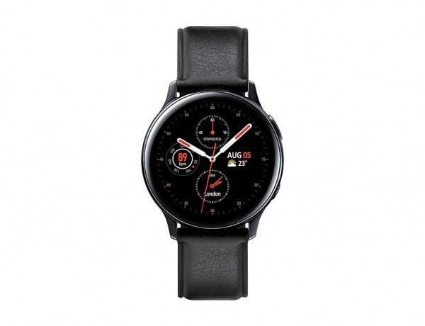 SMARTWATCH SAMSUNG GALAXY WATCH ACTIVE2 40 MM STAINLESS STEEL SM R835 1.2" SUPER AMOLED 4 GB DUAL CORE LTE WIFI BLUETOOTH NERO