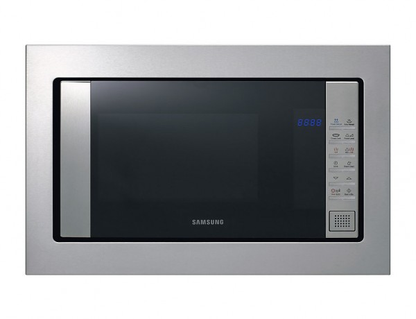 FORNO MICROONDE SAMSUNG AD INCASSO FG87SUST 60 CM 23 L 800 W 6 LIVELLI DI POTENZA DISPLAY LED INOX