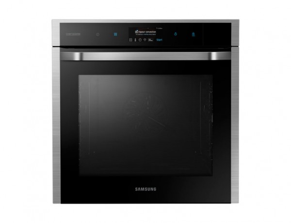 FORNO SAMSUNG AD INCASSO NV73J9770RS GOURMET VAPOUR COOK SERIE DEFENSE 60 CM 73 L WIFI DISPLAY LCD INOX / NERO CLASSE A+