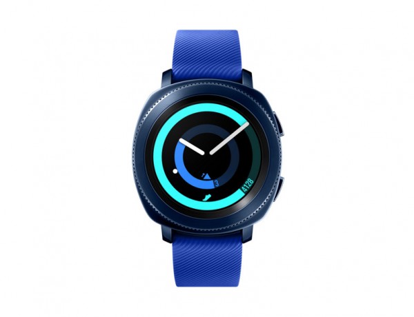 SMARTWATCH SAMSUNG GALAXY GEAR SPORT SM R600 (TAGLIA S) 1.2" SUPER AMOLED 4 GB 1 GHZ DUAL CORE BLUETOOTH BLU