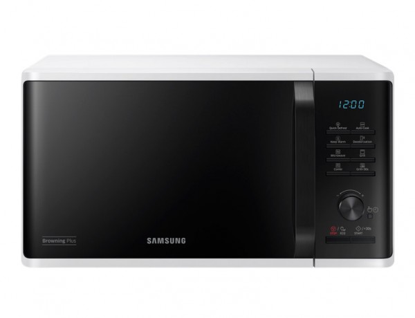 FORNO MICROONDE SAMSUNG MG23K3515AW GRILL 23 L 800 W 6 LIVELLI DI POTENZA ECO MODE DISPLAY LED LIBERA INSTALLAZIONE BIANCO 24 MESI SAMSUNG ITALIA