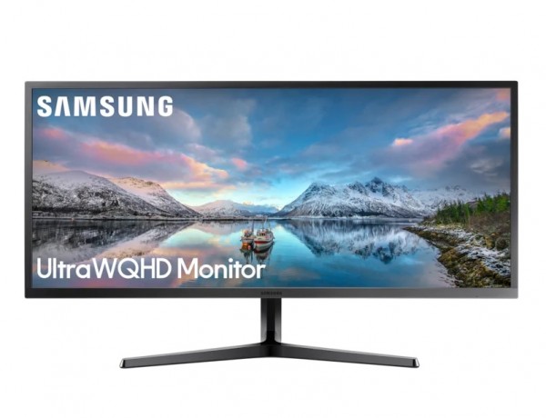 MONITOR PROFESSIONALE 34" SAMSUNG LS34J550WQUXEN LED ULTRA WQHD HDMI DARK BLUE GRAY