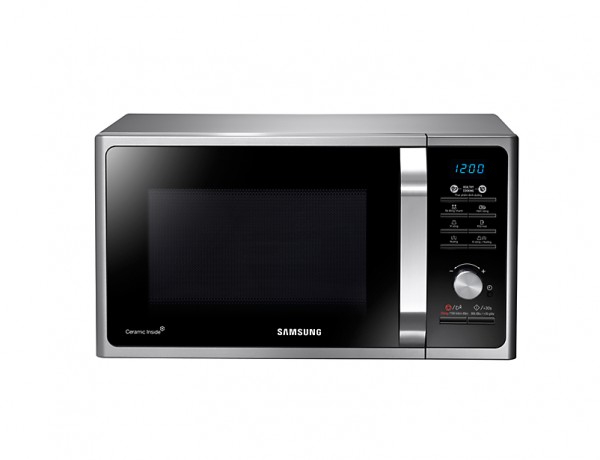 FORNO MICROONDE SAMSUNG MG23F301TAS SILVER GRILL 23 L 800 W 6 LIVELLI DI POTENZA 26 PROGRAMMI AUTOMATICI LIBERA INSTALLAZIONE