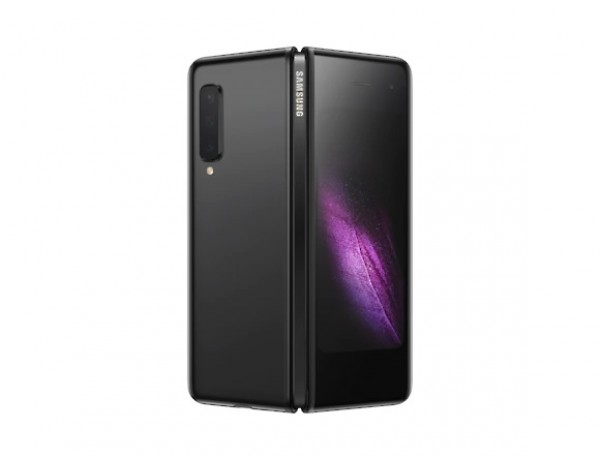 SMARTPHONE SAMSUNG GALAXY FOLD 5G SM F907B 512 GB 7.3" + 4.6" SUPER AMOLED WIFI OCTA CORE SEI FOTOCAMERE PROFESSIONALI COSMOS BLACK / NERO