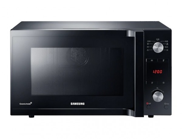 FORNO MICROONDE SAMSUNG MC455TERCBB COMBINATO GRILL 45 L 900 W 6 LIVELLI DI POTENZA 27 PROGRAMMI DISPLAY LED LIBERA INSTALLAZIONE NERO