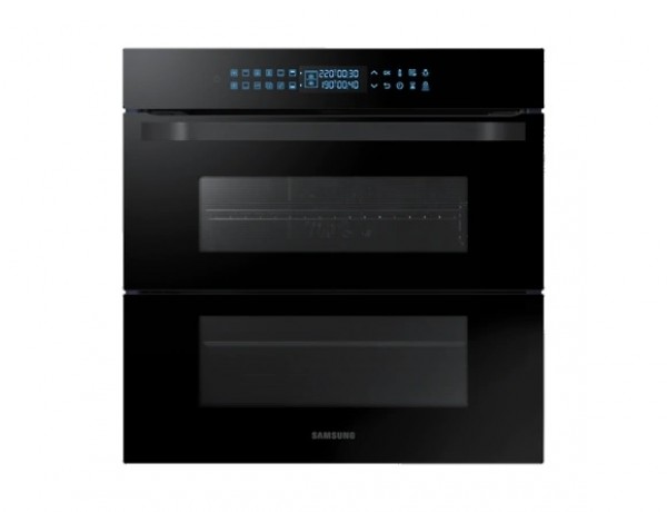 FORNO SAMSUNG AD INCASSO NV75N7626RB / NV75N7677RS MULTIFUNZIONE DUAL COOK FLEX DOPPIA PORTA 60 CM 75 L 1600 W NERO CLASSE A+
