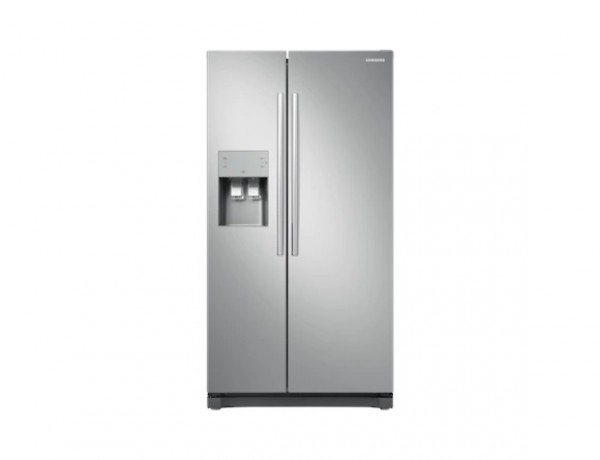 FRIGORIFERO SAMSUNG SIDE BY SIDE RS50N3403SA / RS50N3603SA 501 L DISPENSER ACQUA E GHIACCIO NO FROST DIGITAL INVERTER LIBERA INSTALLAZIONE SILVER CLASSE A+