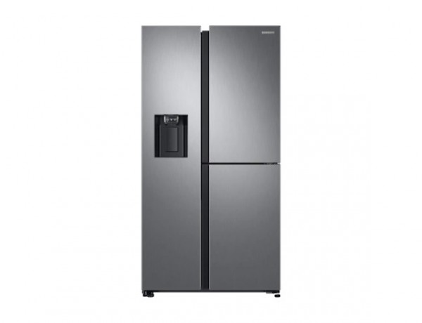 FRIGORIFERO SAMSUNG SIDE BY SIDE RS68N8671S9 / RS68N8671SL 3 PORTE INOX 604 L NO FROST DISPENSER ACQUA E GHIACCIO LIBERA INSTALLAZIONE CLASSE A++