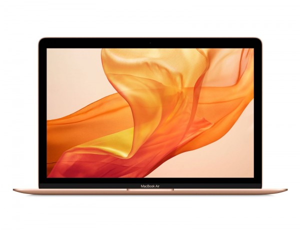 MACBOOK AIR APPLE A1932 RETINA 13" INTEL CORE I5 DUAL CORE 1.6 GHZ 8 GB LPDDR3 128 GB SSD INTEL HD GRAPHICS 617 WEBCAM ORO