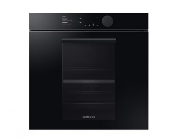 FORNO MULTIFUNZIONE SAMSUNG INFINITE LINE NV75T8549RK AD INCASSO 75 L DUAL COOK 1200 W WIFI PULIZIA CATALITICA VAPORE NERO CLASSE A+