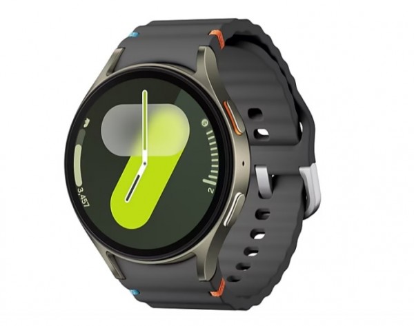 SMARTWATCH SAMSUNG GALAXY WATCH 7 44 MM SM L310 BLUETOOTH WIFI 1.5" SUPER AMOLED 32 GB CASSA GREEN / CINTURINO SPORT BAND DARK GRAY