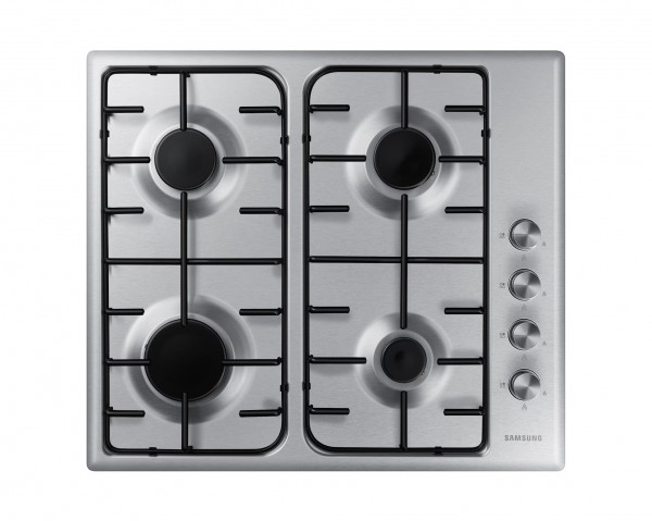 PIANO COTTURA SAMSUNG NA64B3100AS GAS 4 FUOCHI INCASSO 60 CM INOX