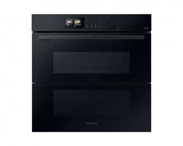FORNO SAMSUNG INCASSO NV7B6799JBK BESPOKE DUAL COOK FLEX STEAM SERIE 6 DOPPIA PORTA 60 CM 76 L GRILL VAPORE PIROLITICO WIFI NERO CLASSE A+