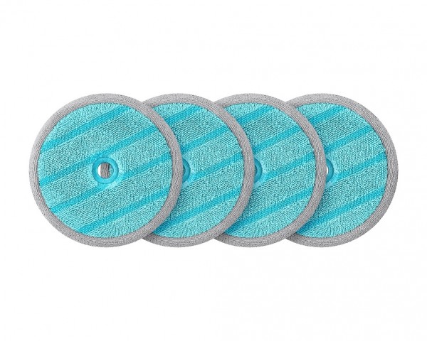 BESPOKE JET SPRAY SPINNING SWEEPER MOPS PAD / PANNI IN MICROFIBRA PER LAVAPAVIMENTI SAMSUNG VCA-SPW95 4 PEZZI