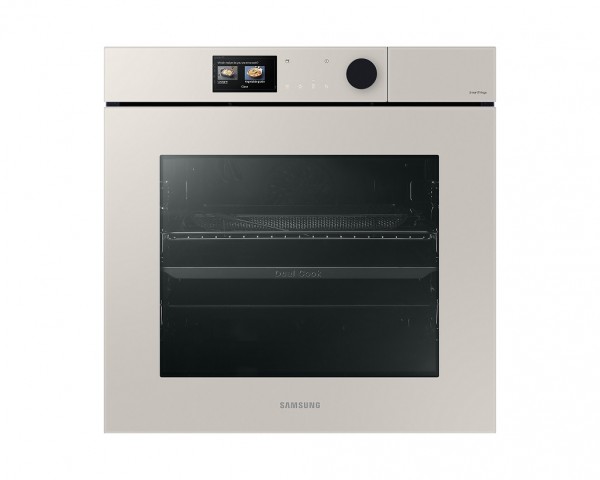 FORNO A VAPORE SAMSUNG INCASSO NV7B7997ABA BESPOKE DUAL COOK STEAM SERIE 7 60 CM 76 L 1200 W GRILL PIROLITICO WIFI SATIN BEIGE CLASSE A+