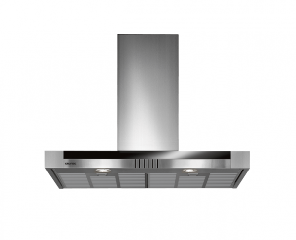 CAPPA PER CUCINA GRUNDIG GDK 5774 BXB A PARETE 90 CM FILTRI LAVABILI ILLUMINAZIONE LED COMANDI FULL TOUCH 4 VELOCITA' DI ASPIRAZIONE CLASSE A INOX GARANZIA UFFICIALE