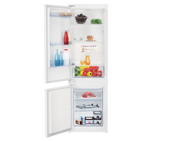 FRIGORIFERO BEKO BCSA285K4SN LH STATICO COMBINATO INCASSO 285 L 54 CM PROSMART INVERTER BIANCO CLASSE E