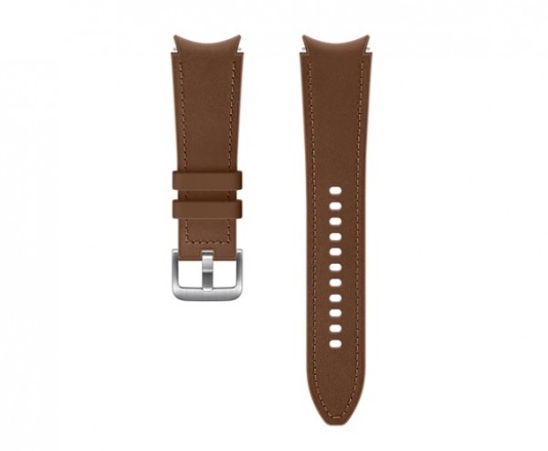 GALAXY WATCH4 / WATCH4 CLASSIC CINTURINO HYBRID LEATHER M/L ET-SHR89LAEGEU VERA PELLE CAMEL / MARRONE