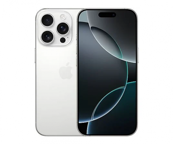 SMARTPHONE APPLE IPHONE 16 PRO 128 GB DUAL SIM 6.3" 5G A18 PRO TRIPLA FOTOCAMERA 48 MP TITANIO BIANCO