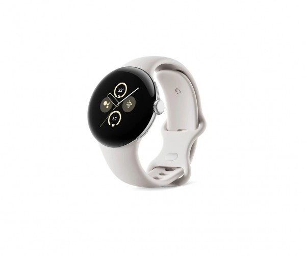 GOOGLE PIXEL WATCH 2 GA05029 41 MM AMOLED TOUCH SCREEN WEAR OS WI-FI GPS BLUETOOTH CASSA IN ALLUMINIO ARGENTO CINTURINO SPORTIVO PORCELAIN / CRETA