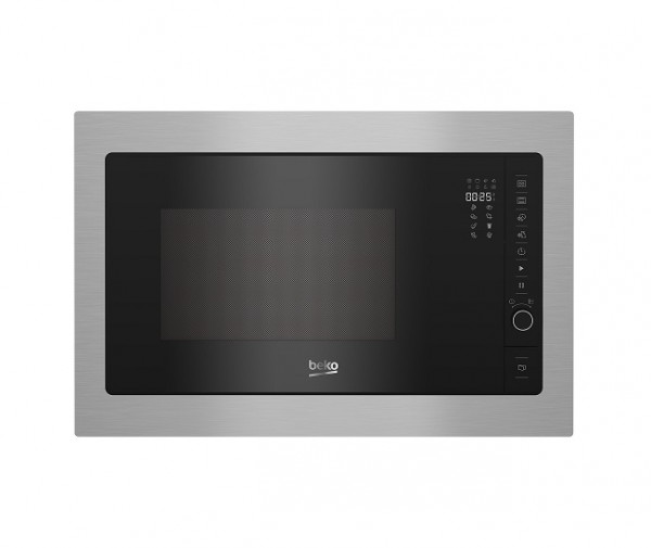 FORNO MICROONDE BEKO BMGB 25332 BG DA INCASSO 900 W 25 L GRILL 9 FUNZIONI 5 LIVELLI DI POTENZA NERO