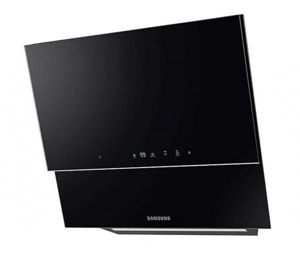 CAPPA PER CUCINA SAMSUNG NK24N9804VB A PARETE 60 CM CONTROLLO TOUCH BLUETOOTH VETRO NERO CLASSE A+