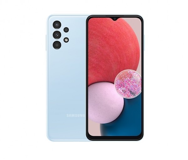 SMARTPHONE SAMSUNG GALAXY A13 SM A137F DUAL SIM 128 GB OCTA CORE 6.6" 4G LTE WIFI BLUETOOTH QUATTRO FOTOCAMERE LIGHT BLUE