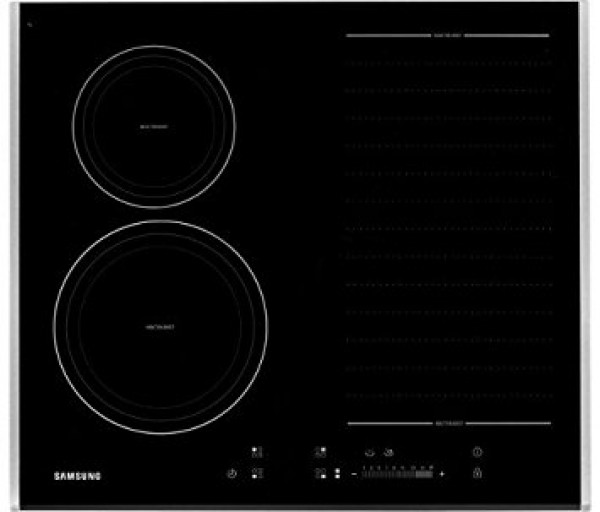 PIANO COTTURA SAMSUNG CTN464KC A INDUZIONE 60 CM VETROCERAMICA 4 ZONE DI COTTURA CONTROLLO TOUCH NERO