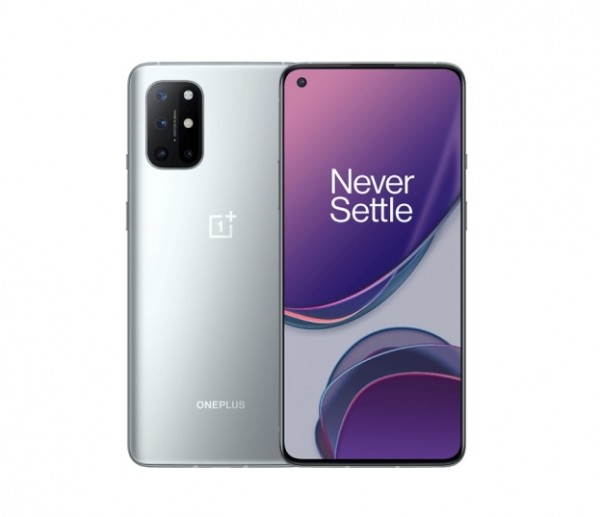SMARTPHONE ONEPLUS 8T 5G KB2005 256 GB DUAL SIM 6.55" AMOLED FLUID QUADRUPLA FOTOCAMERA 48 MP OXYGEN OS LUNAR SILVER