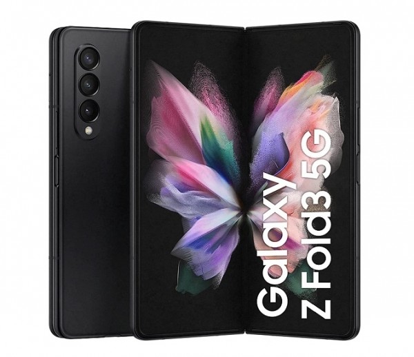 SMARTPHONE SAMSUNG GALAXY Z FOLD 3 5G SM F926B 512 GB DUAL SIM 7.6" + 6.2" WIFI OCTA CORE 12 MP PHANTOM BLACK / NERO