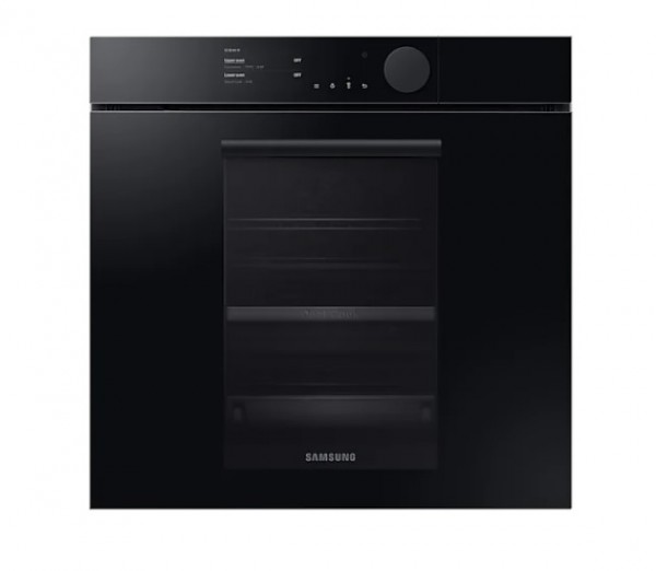 FORNO MULTIFUNZIONE SAMSUNG INFINITE LINE NV75T8979RK AD INCASSO 75 L DUAL COOK 1200 W WIFI PULIZIA PIROLITICA VAPORE NERO CLASSE A+