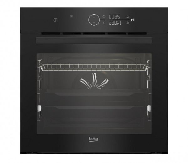 FORNO BEKO BBIM17400BDS BEYOND MULTIFUNZIONE BPRO500 60 CM 72 L GRILL ELETTRICO TERMOVENTILATO 10 FUNZIONI PULIZIA A VAPORE NERO CLASSE A+