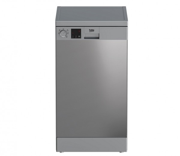 LAVASTOVIGLIE BEKO DVS05024X 10 COPERTI SLIM 45 CM LIBERA INSTALLAZIONE 5 PROGRAMMI PARTENZA RITARDATA INOX CLASSE E